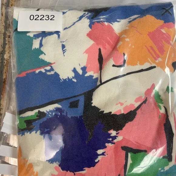 Vintage GILDA Marx art shirt mens Large white 1990s single stitch abstract - Picture 9 of 9